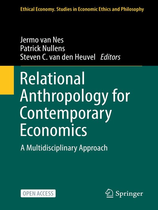 Title details for Relational Anthropology for Contemporary Economics by Jermo van Nes - Available